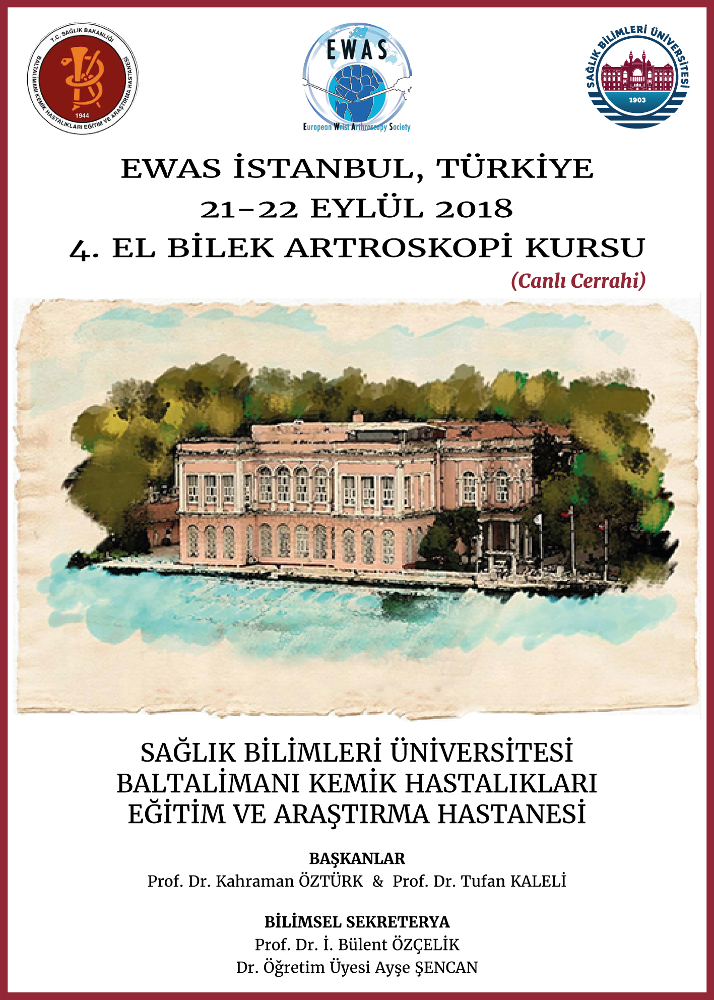 4.EWAS El Bileği Artroskopi Kursu