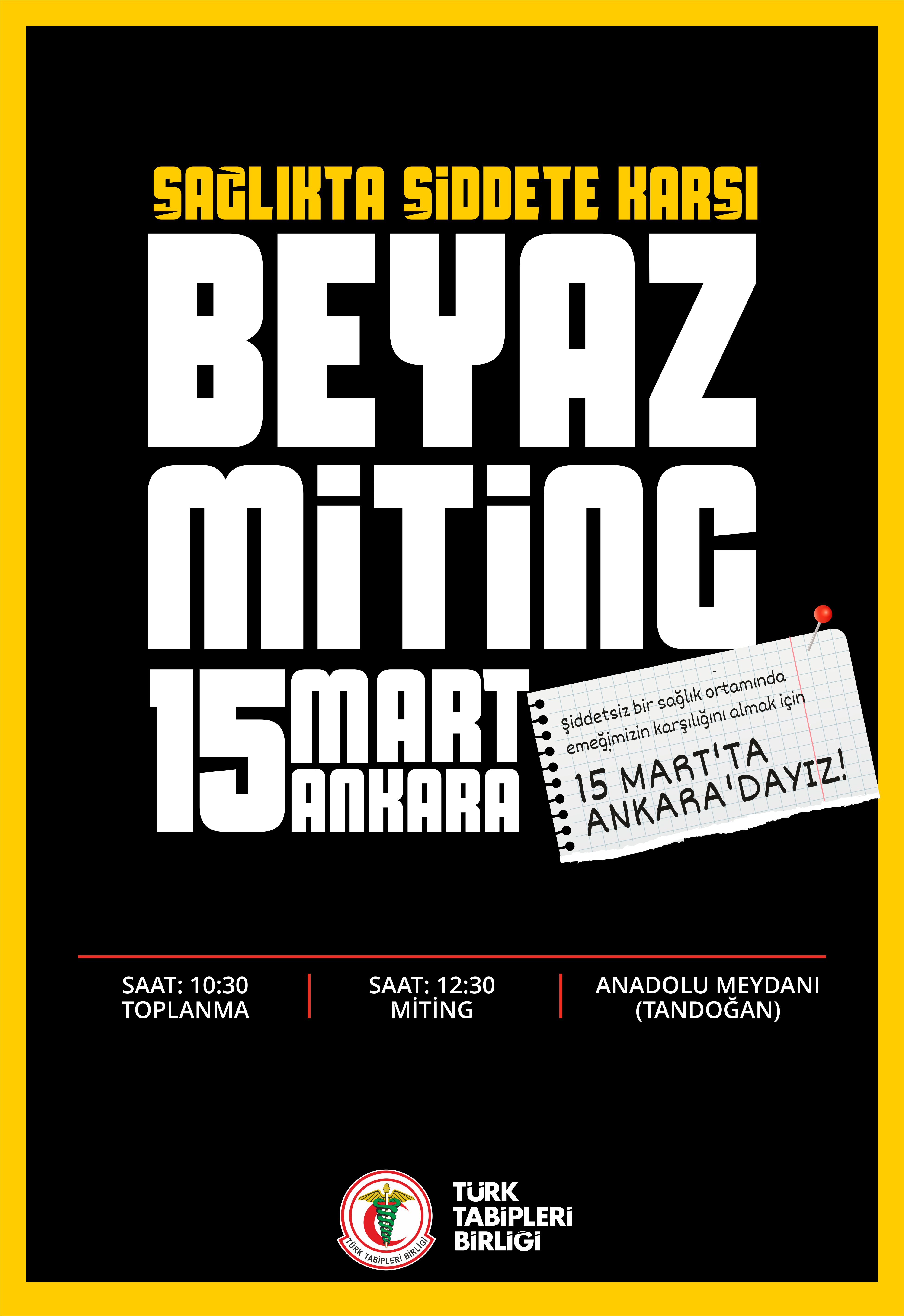 15 Mart 2020 Beyaz Miting